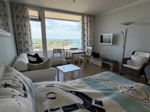 Moderne 1-Zimmer-Wohnung mit Meerblick