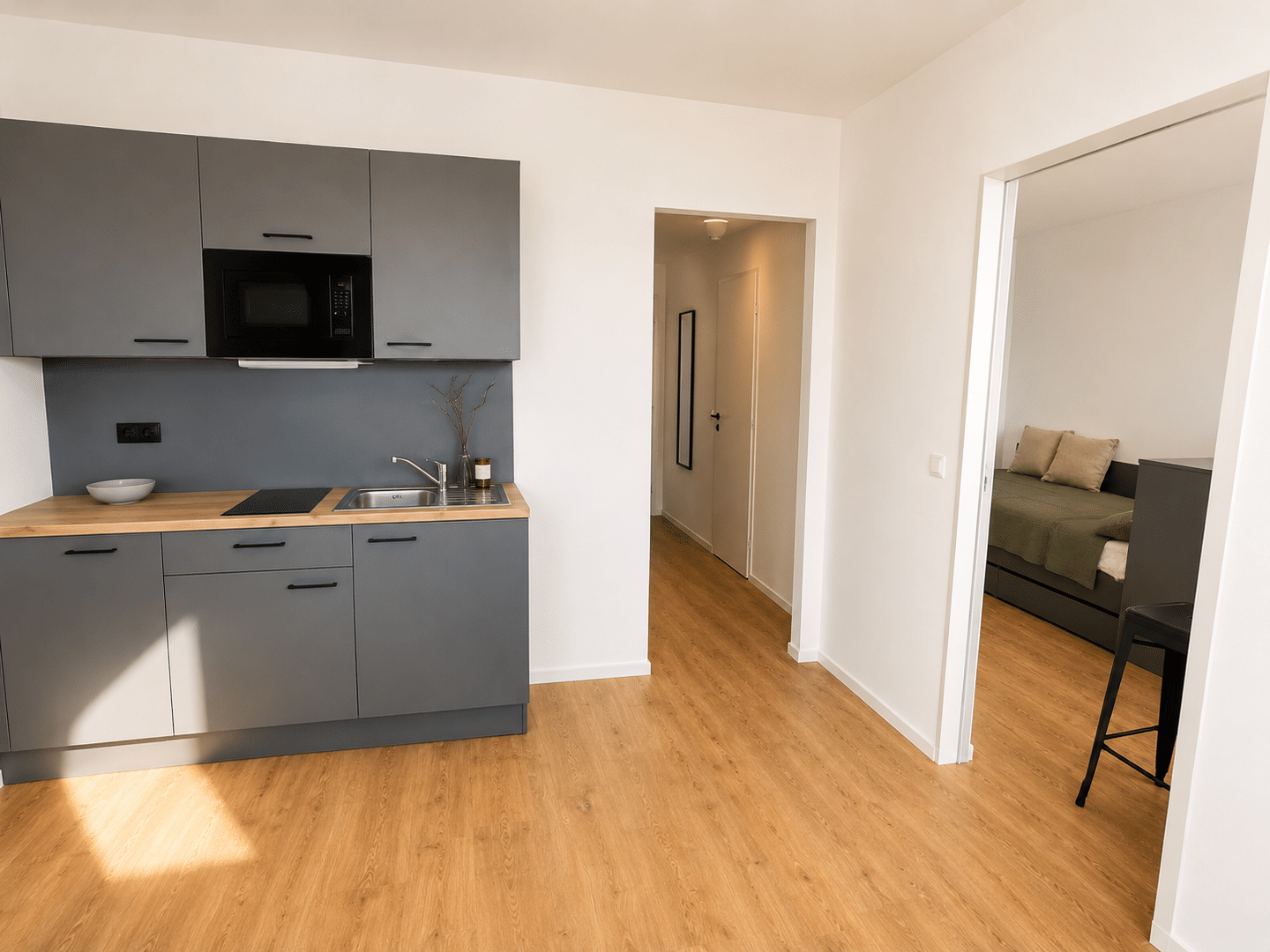 WG-geeignetes 3-Raum-Apartment - möbliert und Erstbezug