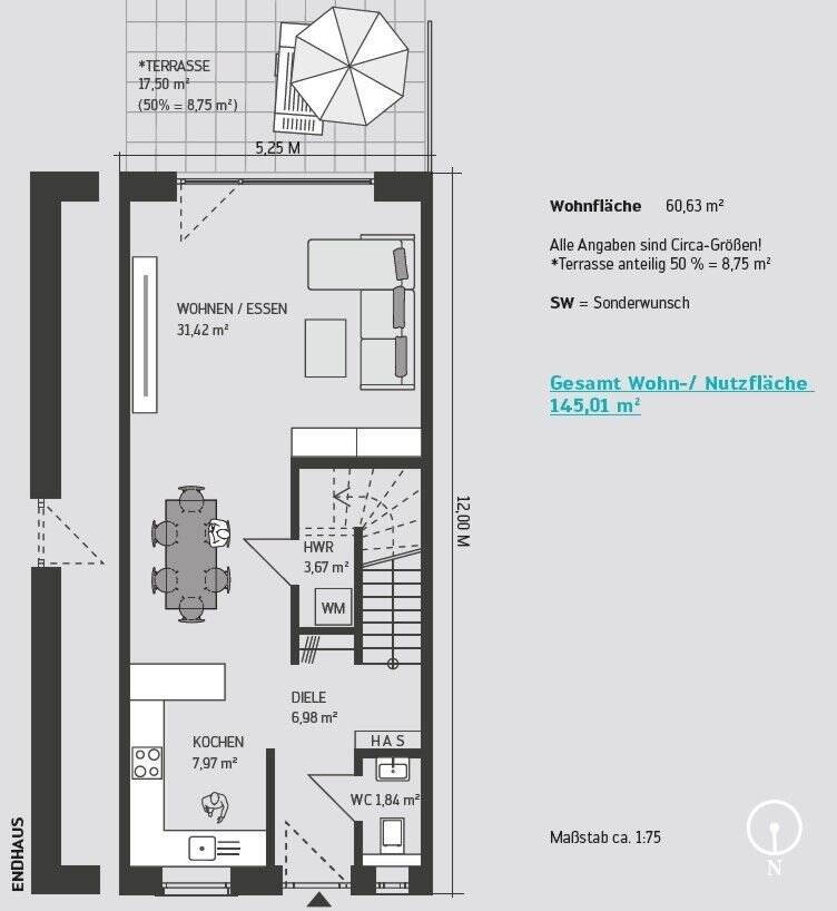 Ein Platz zum Bleiben - Neubau Reihenmittelhaus in Bremen-Osterholz – Bremen – Vorschaubild 9