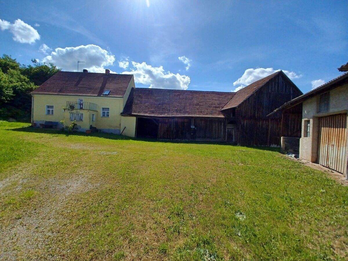 Ehemalige Hofstelle mit Wald und Wasserfläche wartet auf neue Besitzer... – Schmidgaden – Bild 1 von 7