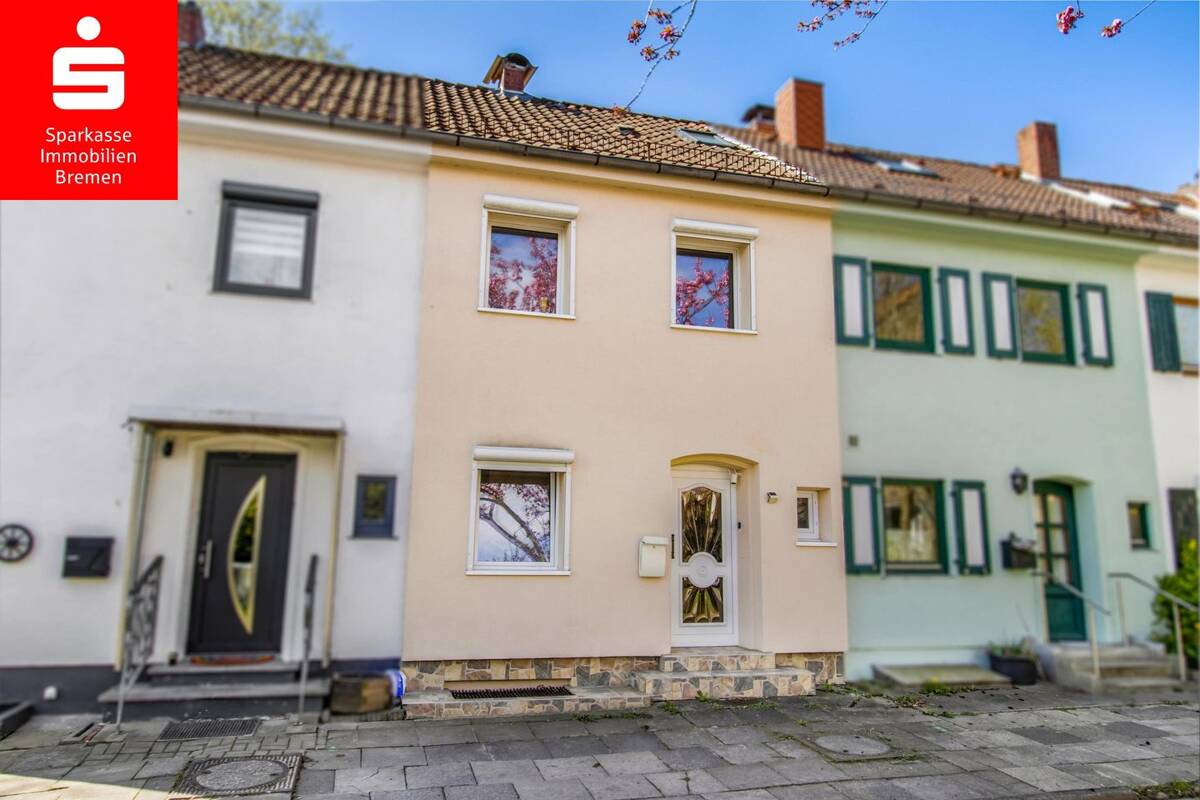 Bremen - Blumenthal: Perfekt für die kleine Familie - Reihenmittelhaus mit Garten in ruhiger Lage – 28779 Bremen – Bild 1 von 9