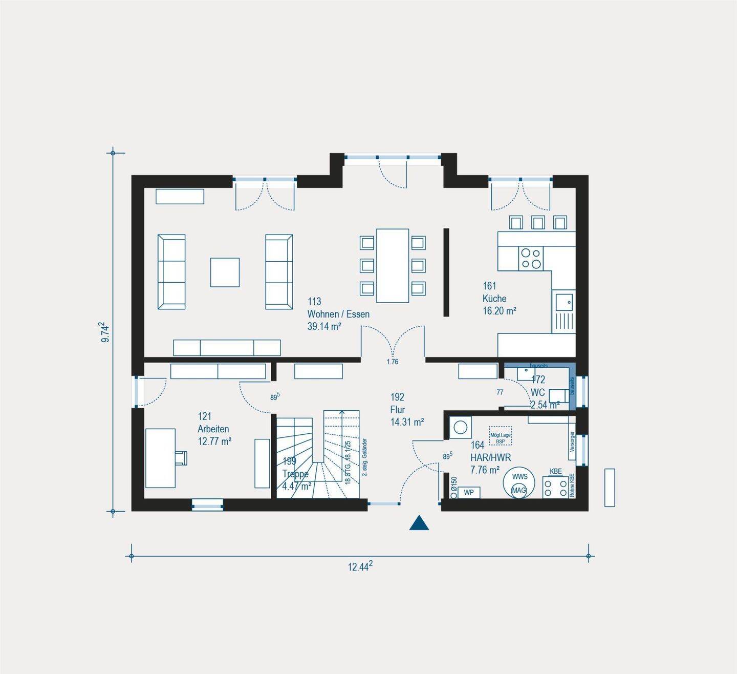 Modernes Einfamilienhaus zum Wohlfühlen - projektiert in Insheim – Insheim – Vorschaubild 2