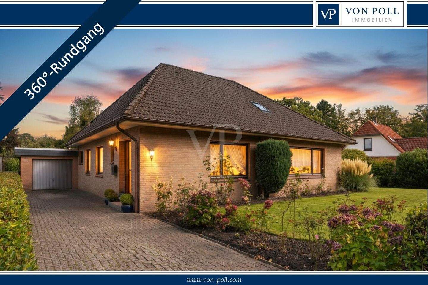Ruhig wohnen, ebenerdig leben - gepflegter Bungalow mit viel Freiraum – Schortens – Bild 1 von 9