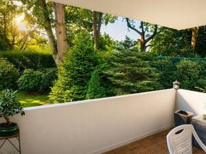 VERKAUFT: 3 Zimmer 90m² Wohnung mit Garten, großem Balkon und Garage