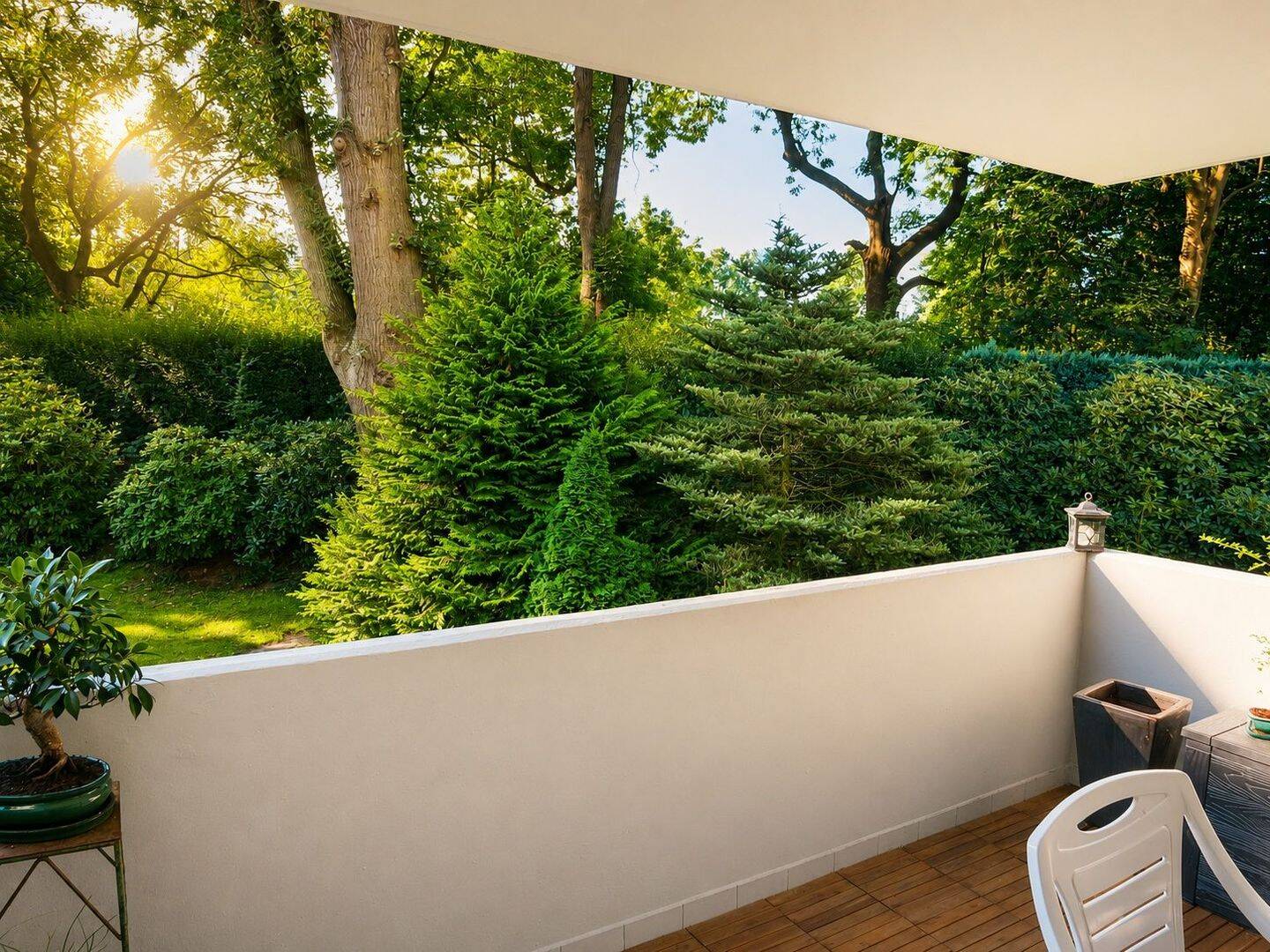 Familienfreundlich: 3 Zimmer 90m² Wohnung mit Garten, großem Balkon und Garage