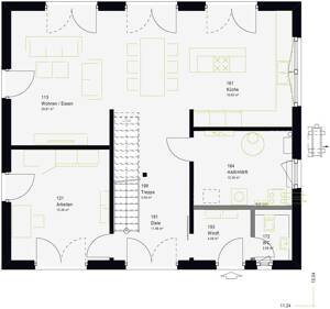Stadtvilla pur: Einfamilienhaus mit 182 m² in Lohe – 31638 Stöckse – Vorschaubild 6