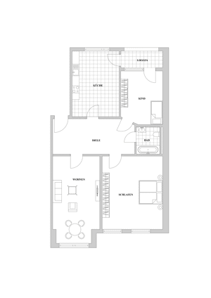 Effektiv aufgeteilt & direkt am Fürstenplatz - Attraktive 3-Zimmer-Kapitalanlage – 40215 Düsseldorf – Vorschaubild 8