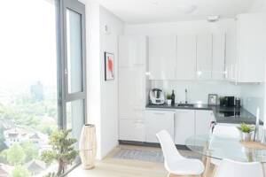 Außergewöhnlicher Ausblick: 2-Zimmer-Wohnung im höchsten Wohnhaus Stuttgarts – 70191 Stuttgart – Vorschaubild 3