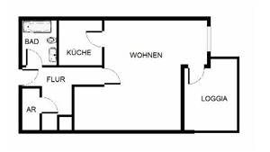 1-Raum-Appartement mit Balkon in top Lage direkt am Isenbergplatz – 45128 Essen – Vorschaubild 6
