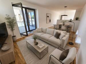 Hochwertige Dachterrassenwohnung im Denkmal - 3 Zimmer, Balkon, Bad mit Wanne & Dusche, FBH, SP – 39124 Magdeburg – Vorschaubild 1