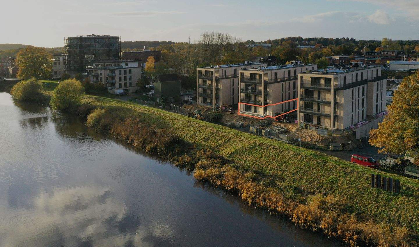 Exklusive 3-Zimmer-Wohnung am Stader Hafen ab Dezember zu vermieten