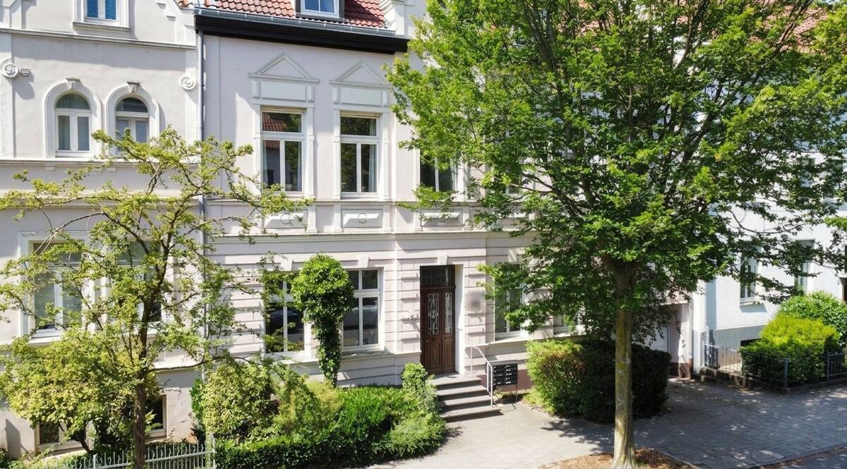 Einzigartiges Wohngefühl im Kreuzviertel: Stilvolle Split-Level-Wohnung mit Westbalkon – 48149 Münster – Bild 1 von 9