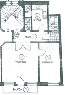 Attraktive 2-Zimmer-Wohnung in Bestlage Mannheim (I7, 15) – Mannheim – Vorschaubild 8