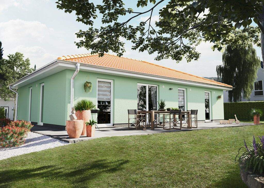 So will man wohnen in Petersberg - solide gebaut, regional verankert, liebevoll geplant - Bungalow 110 – Petersberg – Bild 1 von 3