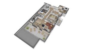 Attraktive 5,5 Zimmer-Wohnung im DG mit Dachterrasse und Balkon