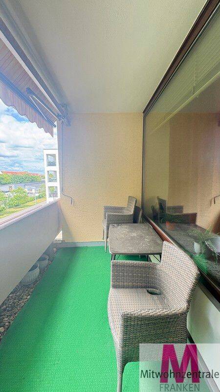 Möblierte 3-Zimmer-Wohnung mit Balkon in Nürnberg inkl. NK Internet – Nürnberg – Vorschaubild 7