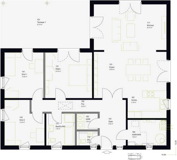 Bungalow in 45525 Hattingen mit 157,76 m² kaufen