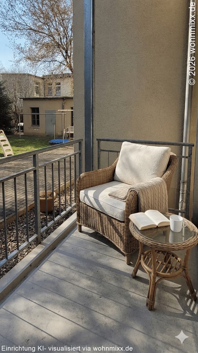 2-Raum-Wohnung mit perfekter Ausstattung: Fußbodenheizung, Balkon, Bad mit Du & Wanne, Gäste-WC... – Chemnitz – Vorschaubild 6