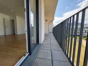 Wo das Leben so spielt - ansprechende 2-Zimmer-Wohnung mit Einbauküche und Balkon im Neubau