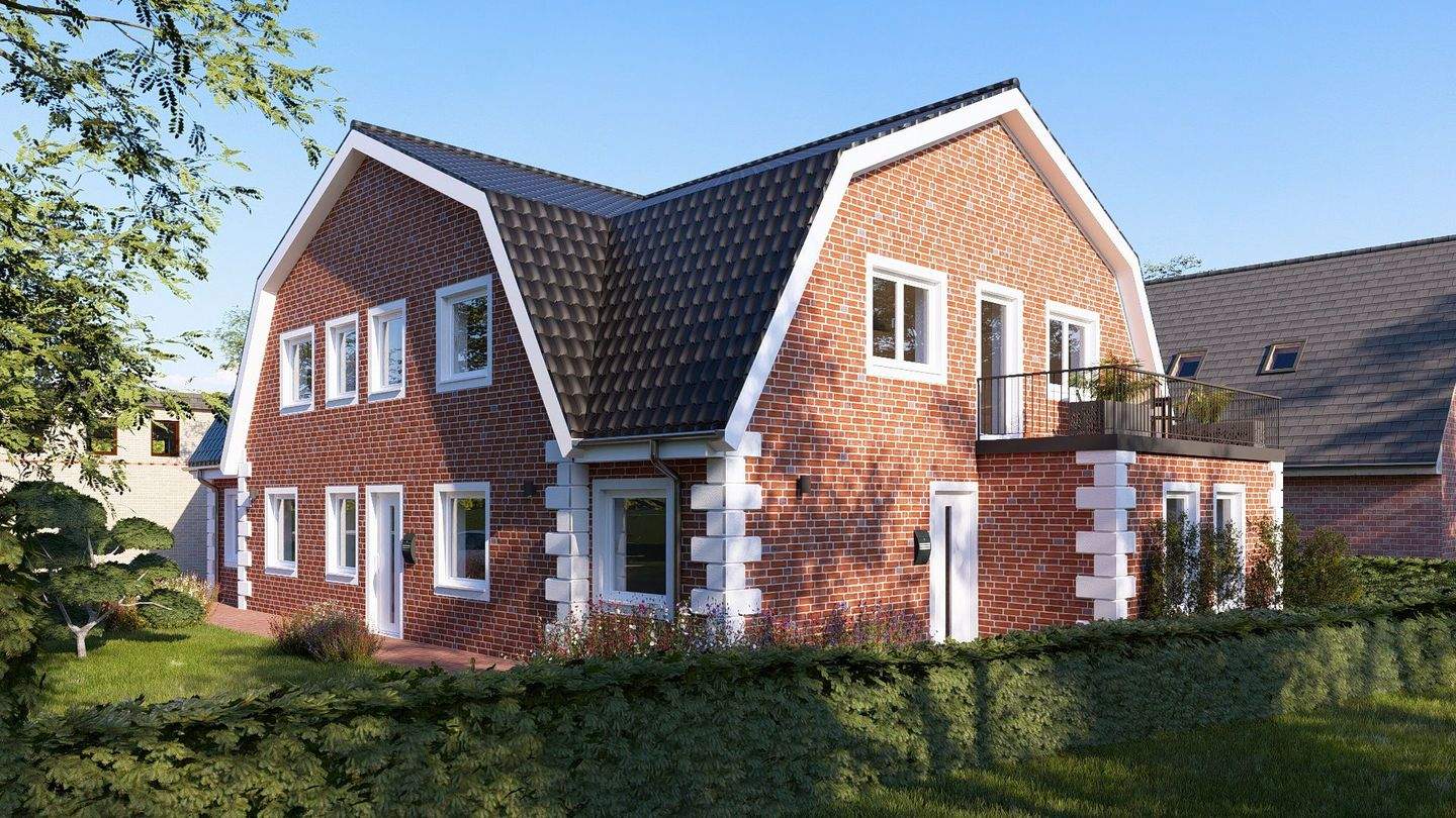 Neubau: 2-Zimmer-Wohnung mit Balkon auf rückliegendem Grundstück am Flötenteich – Oldenburg – Vorschaubild 3