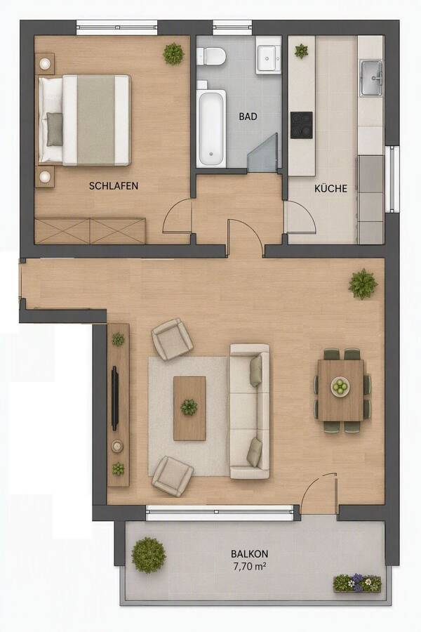 Erdgeschosswohnung in 33100 Paderborn mit 67,77 m² kaufen
