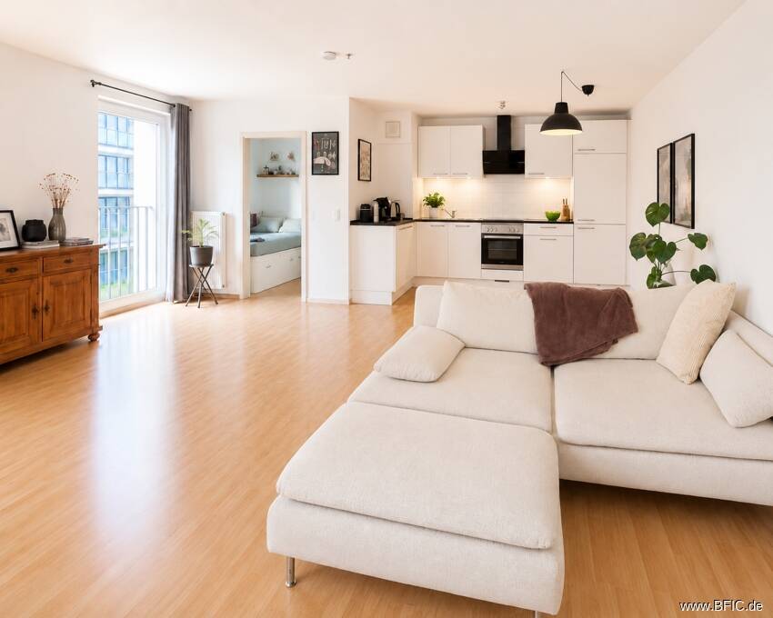 bezugsfreies Apartment mit separatem Schlafzimmer und Tiefgarage in Derendorf - provisionsfrei* – Düsseldorf – Vorschaubild 4