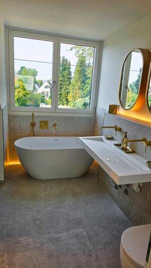 Exklusiv #Provisionsfrei# Neubau Dachgeschoss Wohnung vollmöbliert mit Dachterrase – 81477 München – Vorschaubild 4