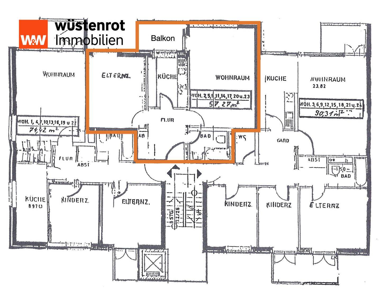 Kattenturm - Vermietete 2-Zimmer-Wohnung mit Balkon als Kapitalanlage – Bremen – Vorschaubild 2