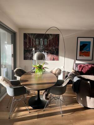 Exklusiv möbilierte 2-Zimmer-Erdgeschosswohnung mit Garten und Balkon – 70190 Stuttgart – Vorschaubild 4