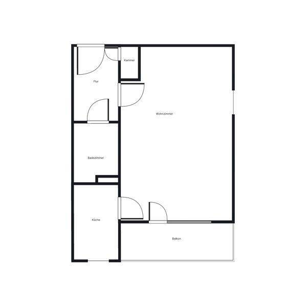 1- Zimmerwohnung mit Balkon - frisch modernisiert! – Hannover – Vorschaubild 2