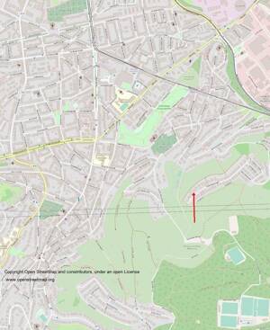 2 Zi. Whg, DG, ca. 45 m², schöner Blick Richtung Wald, ruhig und hell, Garage optional, HHL- Plettenbergsiedlung – 70186 Stuttgart – Vorschaubild 3