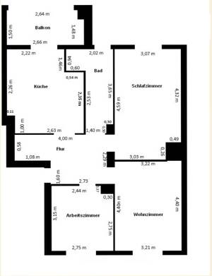 Ruhige Lage! Vermietete 3 Zimmer-Wohnung mit Balkon im Hochparterre - attraktive Kapitalanlage in Leipzig