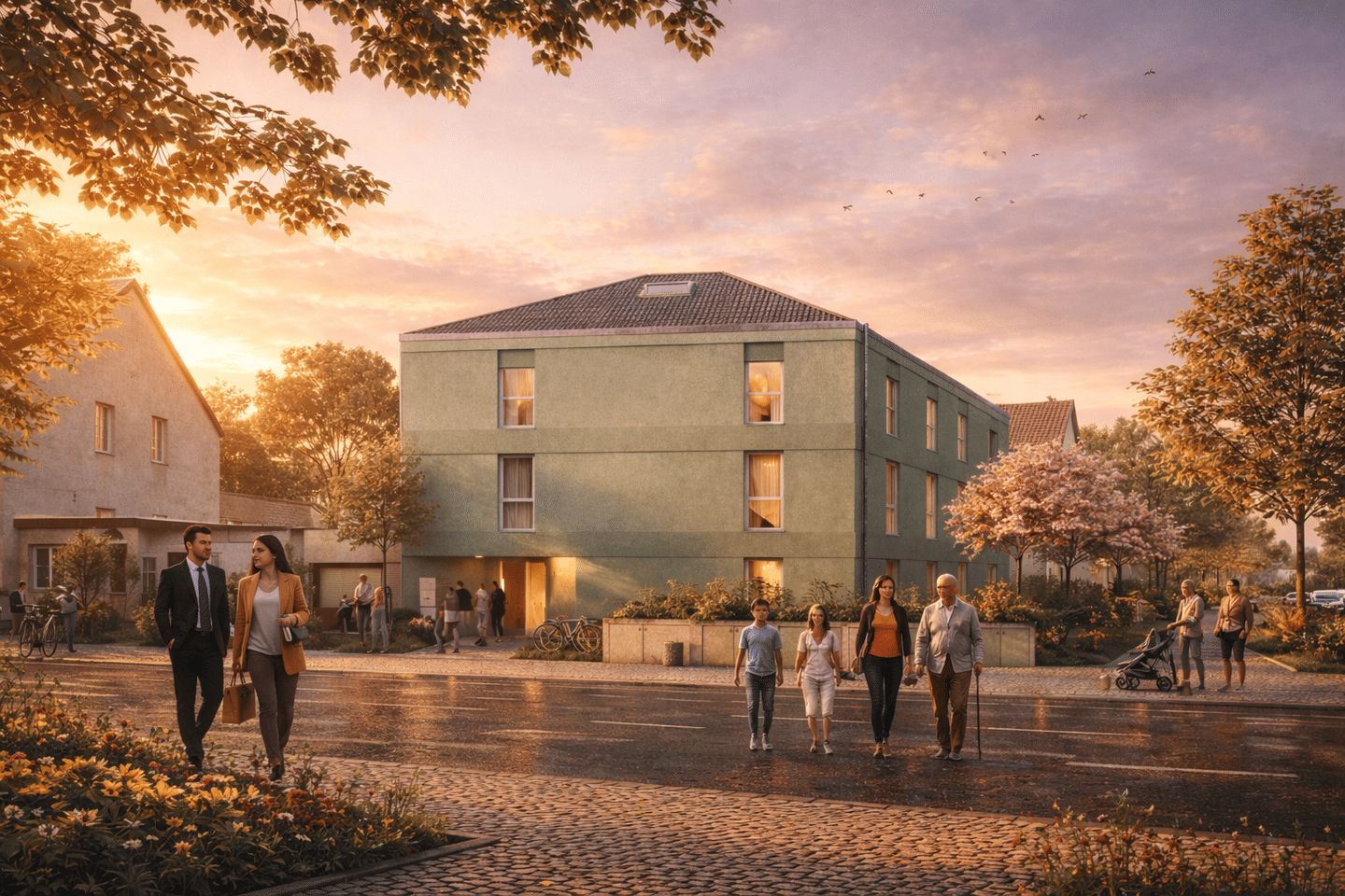 R354 – Die Idee vom Wesentlichen. 1-Zimmer Gartenwohnung mit West Garten – München – Vorschaubild 4