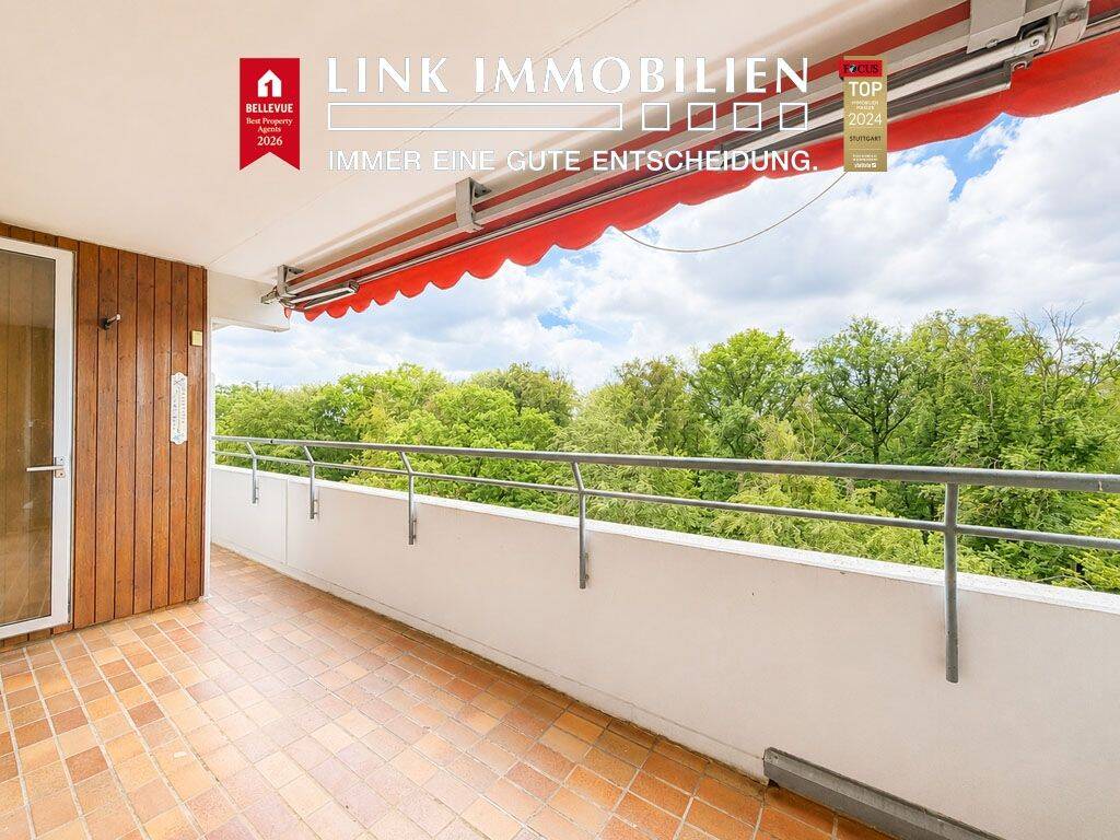S-Asemwald: Tolle 4,5-Zi.-Wohnung mit Lift, TG-Stellpl., 2 Bäder, Fernsicht & Aussicht ins Grüne***