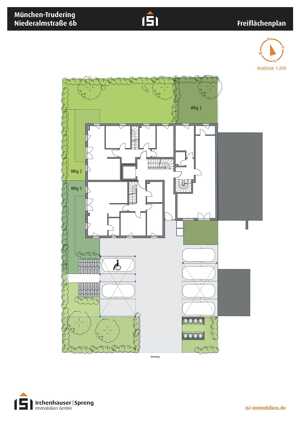 München! 2-ZKB DG-Whg + 7,6 m² Süd/West-Balkon! FBH, elektr. Rollläd., Videosprech., Aufzug, Keller! – 81735 München – Vorschaubild 8
