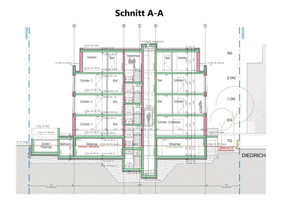 Helle altersgerechte Wohnung im KFW 40 Energiesparhaus Nähe Porta Nigra – Trier – Vorschaubild 9