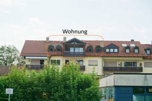 hell und geräumig: renovierte 2 Zimmer DG-Wohnung auf 69m² mit großem überdachtem Balkon – 85567 Grafing – Vorschaubild 9