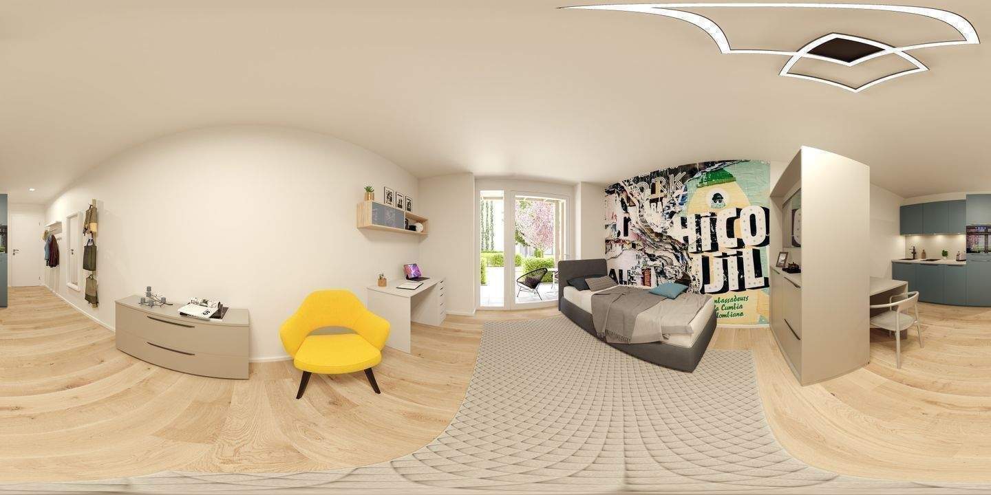 Ideale Kapitalanlage: Vollmöbliertes Neubau-Microapartment in Fürth-Südstadt inkl. Tiefgarage – Fürth – Vorschaubild 5