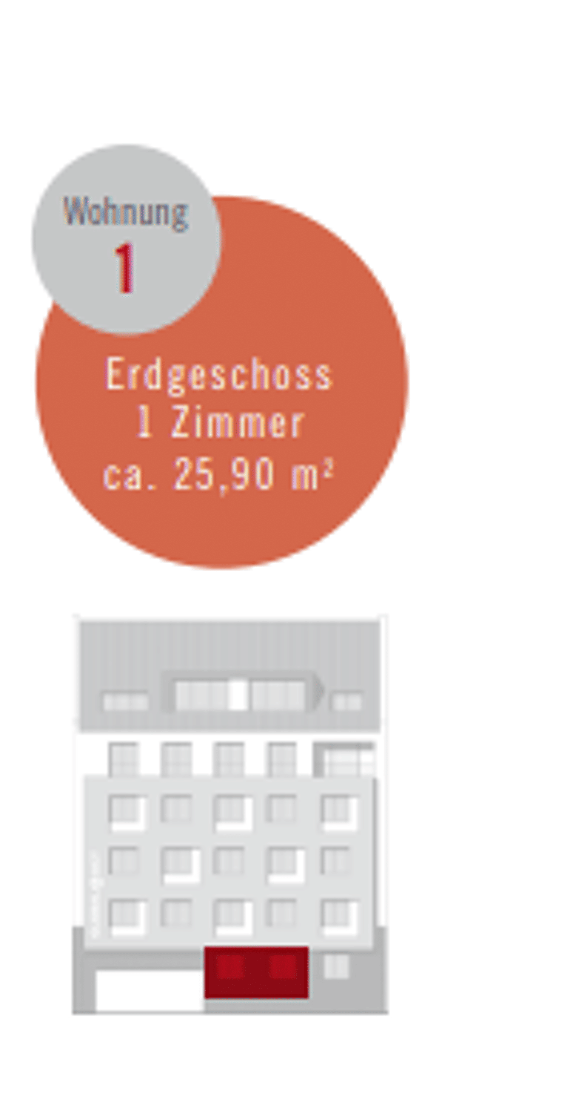 Erdgeschosswohnung in 50676 Köln mit 25,9 m² kaufen