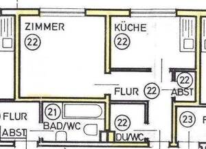Attraktive 1-Zimmer-Eigentumswohnung – bezugsfrei, mit separater Küche und viel Potenzial – 68519 Viernheim – Vorschaubild 1