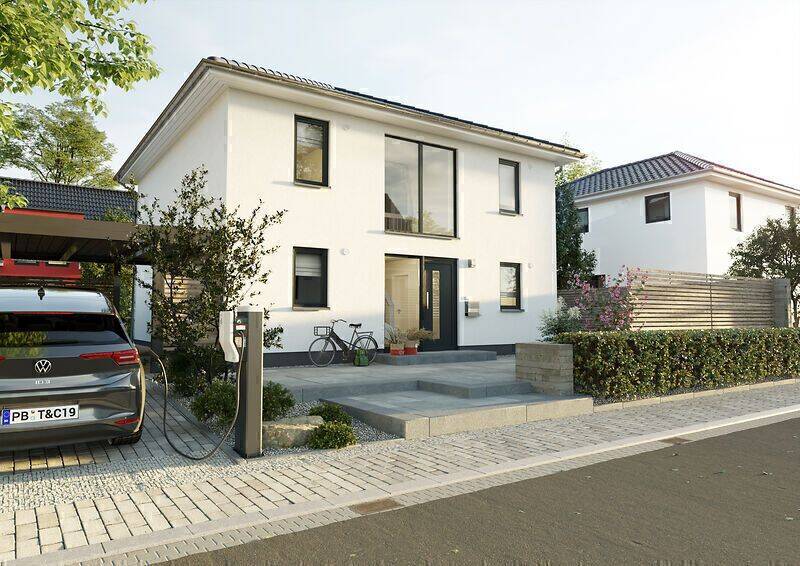 massiv gebaut Stadtvilla 145, Preis inkl. Grundstück – Korlingen – Bild 1 von 9