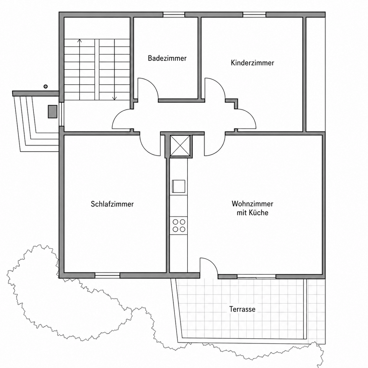 Mehrfamilienhaus mit zwei Wohneinheiten, Ideal für Mehrgenerationen und Kapitalanleger, mit 569 m² Grundstück, mit Garage und Gartenhaus – Nürnberg – Vorschaubild 8