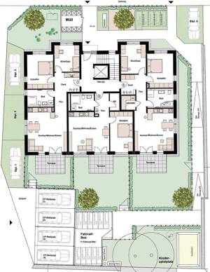 Attraktive 3-Zimmer-Whg., Neubau mit Südwest-Balkon, Markise, hell und freundlich, Bad mit Fenster, Abstellraum, u.v.m., Effizienz A+ – 90765 Fürth – Vorschaubild 4