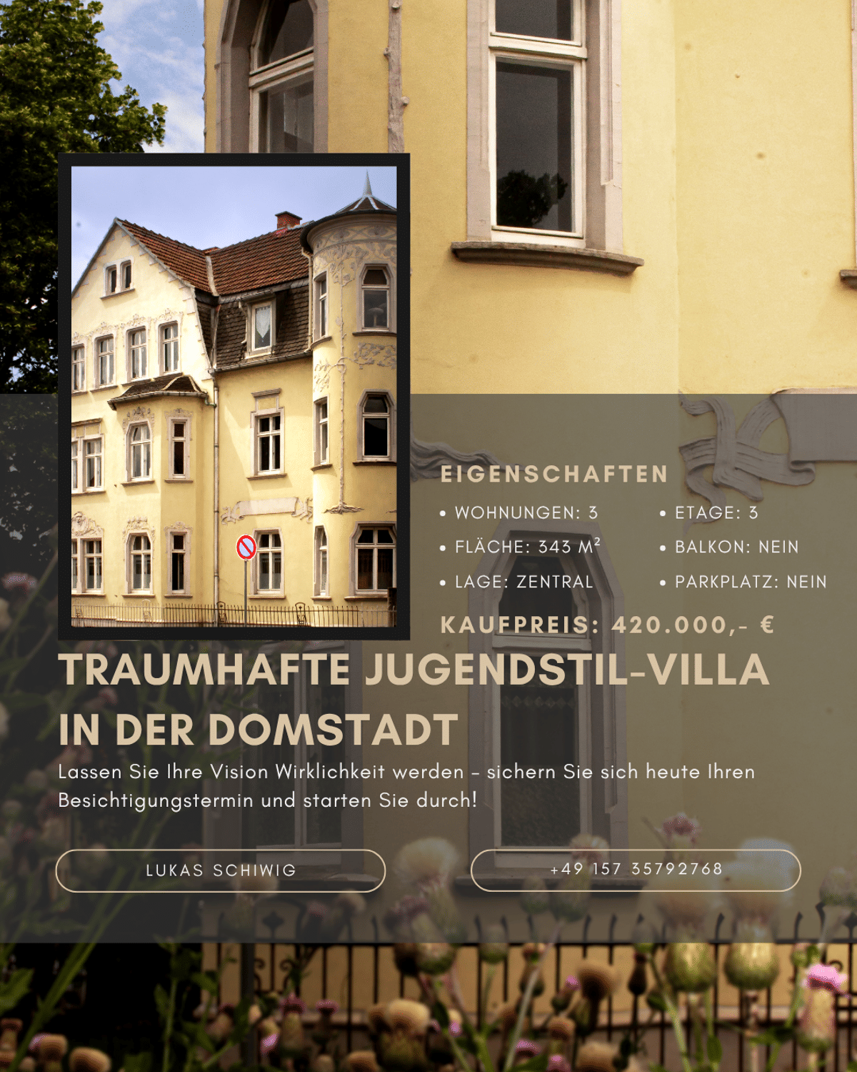Denkmaltraum in der Domstadt Naumburg - Mehrfamilienhaus MFH oder FeWo – 4277 Leipzig – Bild 1 von 9