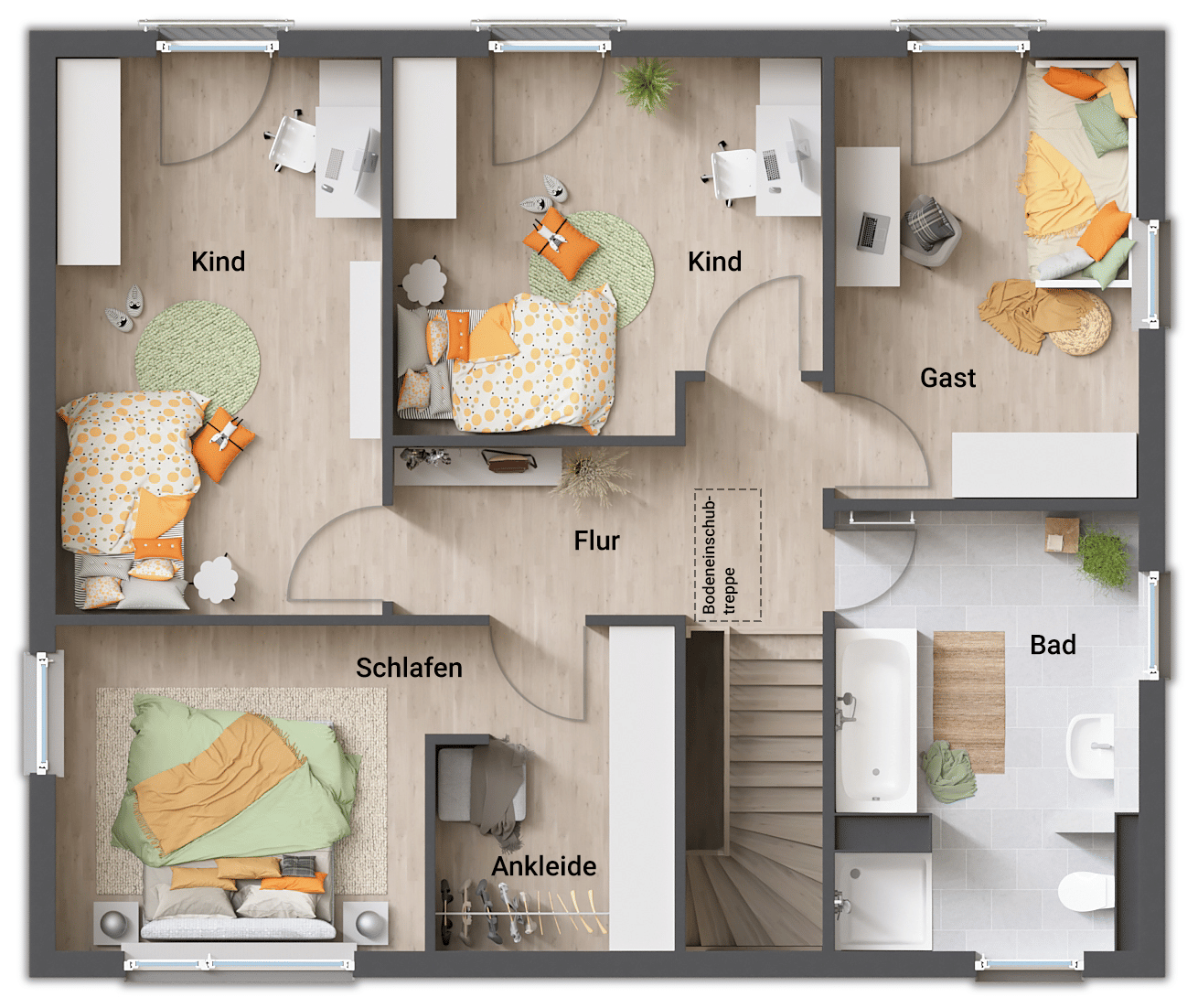 Erlangen: Neubau DHH| Komplettpreis inkl. Grundstück & Baunebenkosten – Erlangen – Vorschaubild 6