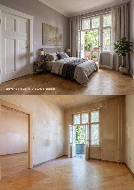 IMMOBERLIN.DE - Charmante Stuck-Altbauwohnung mit ruhigem Balkon im beliebten Rheingauviertel – Berlin – Vorschaubild 6