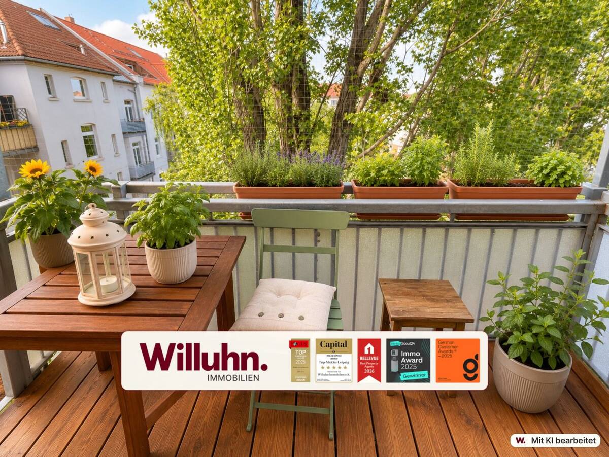 Beliebte Lage in Gohlis-Süd - Balkon und Tageslichtbad mit Wanne – 4155 Leipzig – Bild 1 von 9