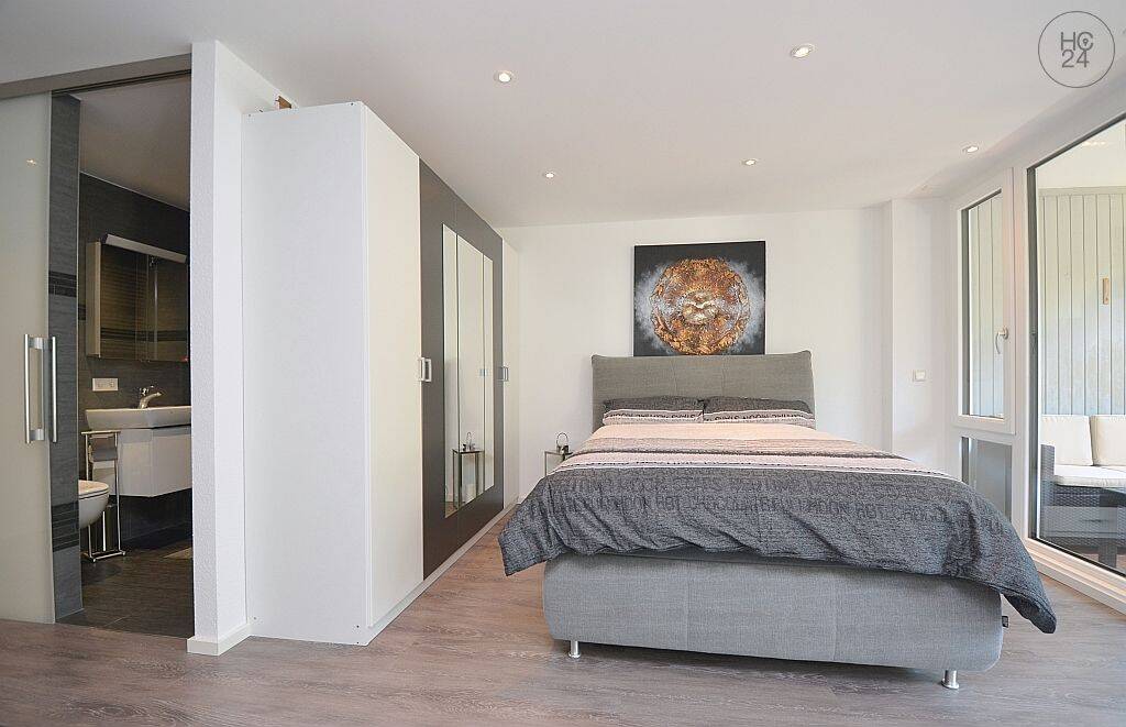 Modern möblierte Wohnung mit Klimaanlage, Internet und TG-Stellplatz in Stuttgart Asemwald – Stuttgart – Vorschaubild 2