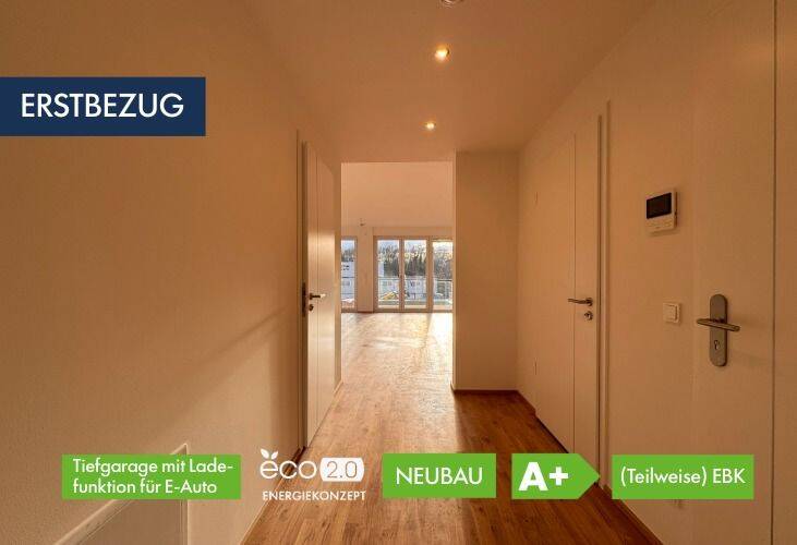 *** Erstbezug * 2 Zimmer * STELLPLATZ * Energiekonzept * Wäremepumpe A+ *** – Leipzig – Vorschaubild 5