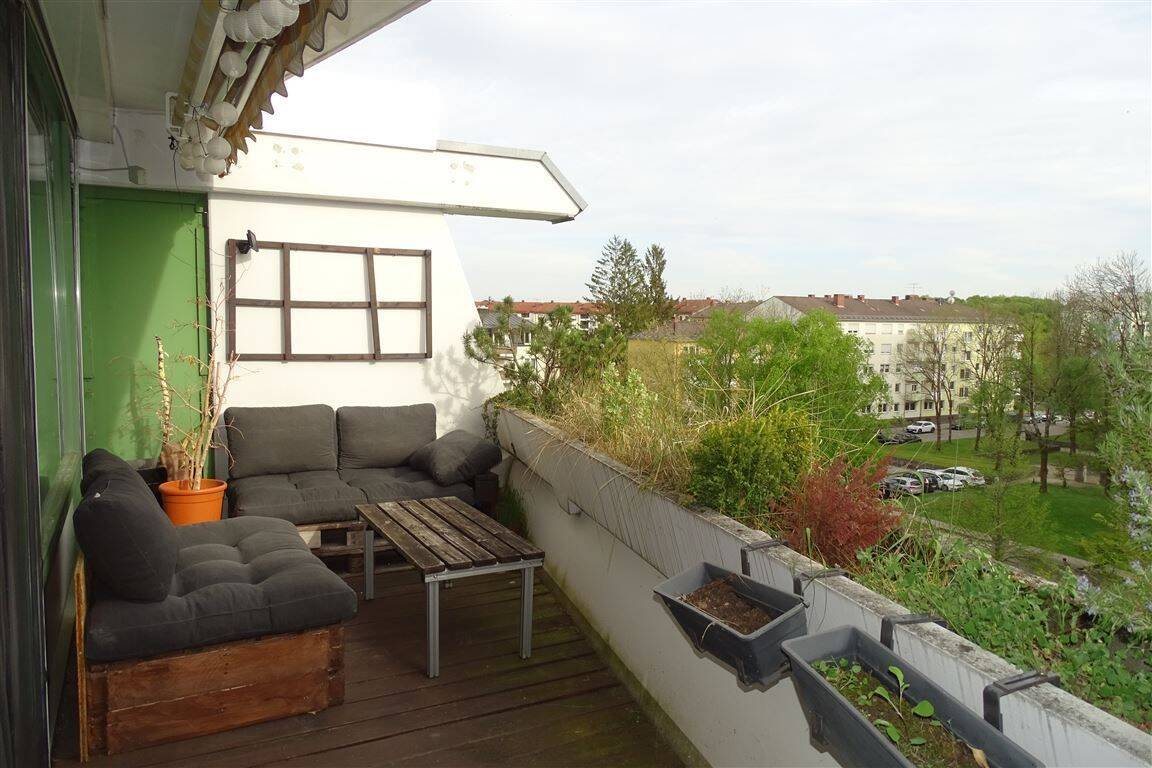 München-Laim "Über den Dächern!" 3 Zi.-Penthouse-Whg., 2 Blk., 5.OG - Erbbaurecht